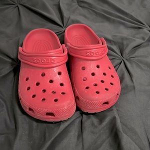 Red crocs